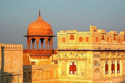 Junagarh Fort architecture in Bikaner, Rajasthan