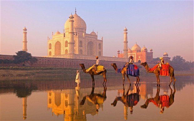 The Taj Mahal in Agra, Uttar Pradesh